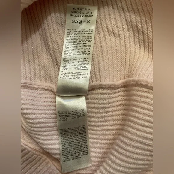 ✨ 💕 Diesel Soft Pastel Pink Italian Yarn Wool Blend Knit Sweater Women’s S EUC - Picture 7 of 10